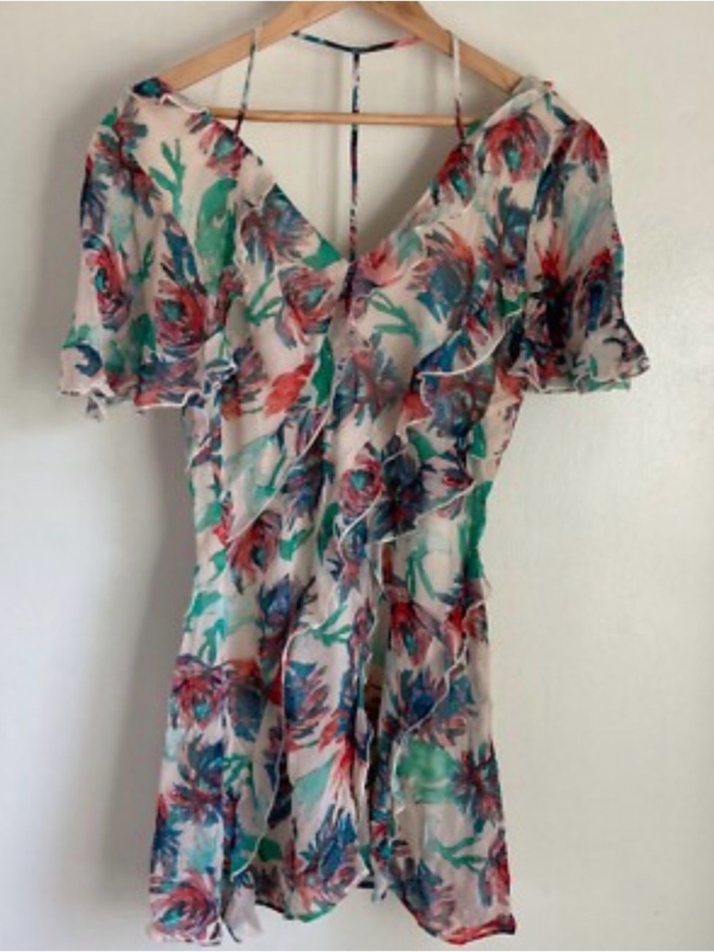 Anthropologie Floral Effortless Mini Dress - Picture 3 of 6